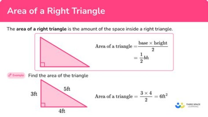 How do you find the answer of a right triangle?