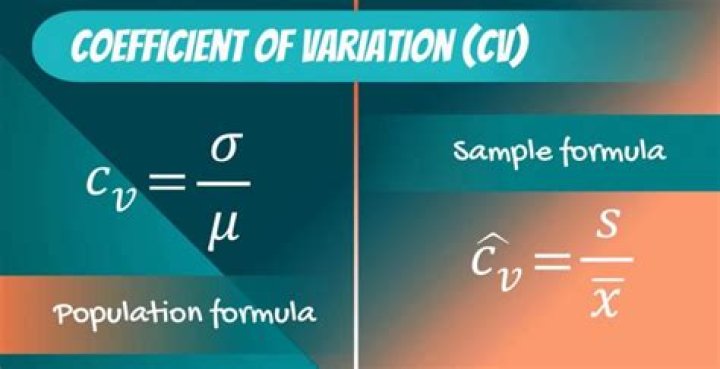 How do you find the coefficient of variation?