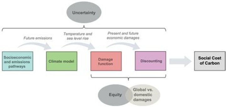 How do you find the social cost of an action?