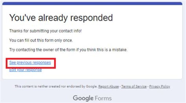 How do you fix already responded?