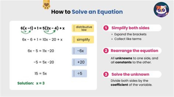 How do you solve a question?