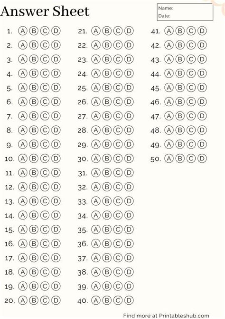 How long should a 40 question test take?