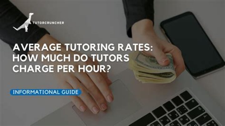 How much should tutors charge per hour?
