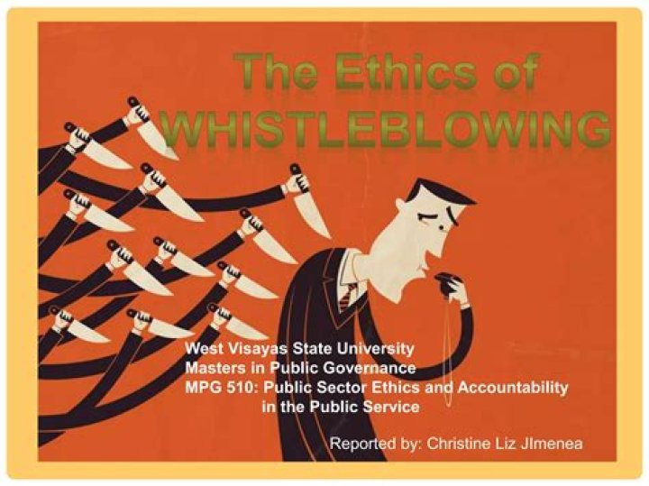 Is whistle-blowing is ethical or unethical?