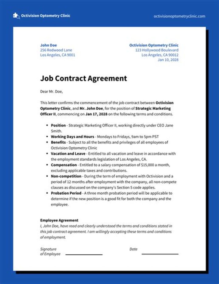 Should bonus be included in contract?
