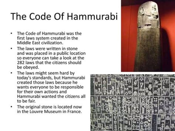 What are the 282 codes of Hammurabi?