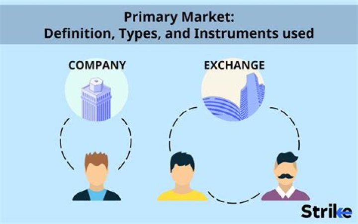 What are two types of primary market transaction?
