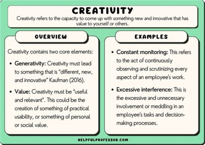 What factors impede creativity?