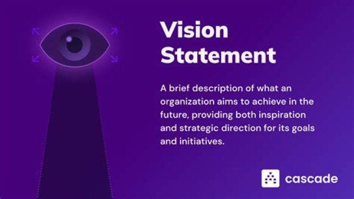 What is a sentence for vision statement?