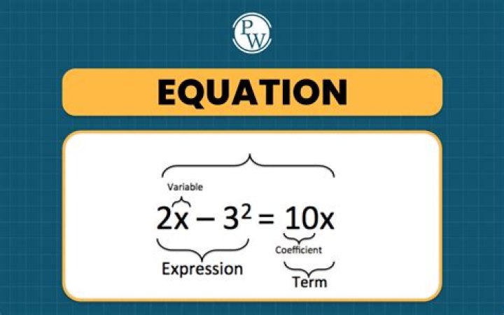 What is equation give example?