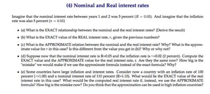 What is nominal and real interest rate?