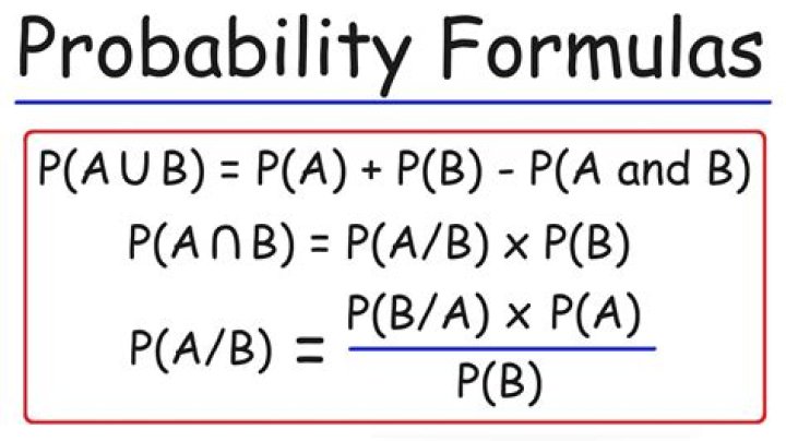 What is the formula of probability?