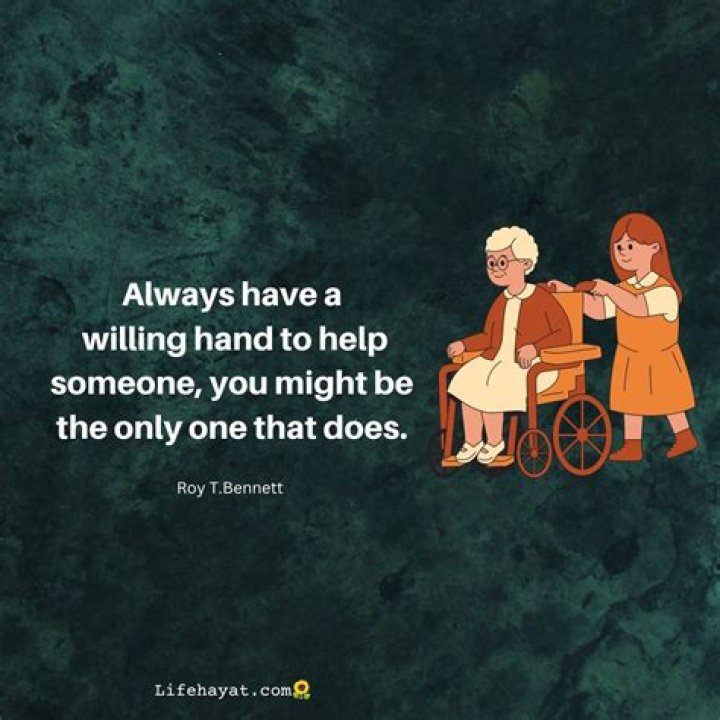 What is the word when you help someone?