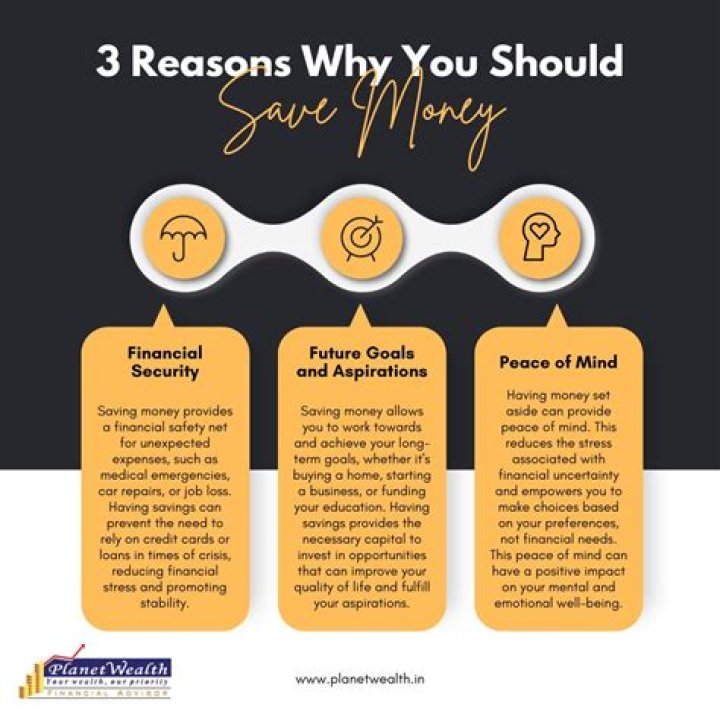 Why is saving money better than spending?